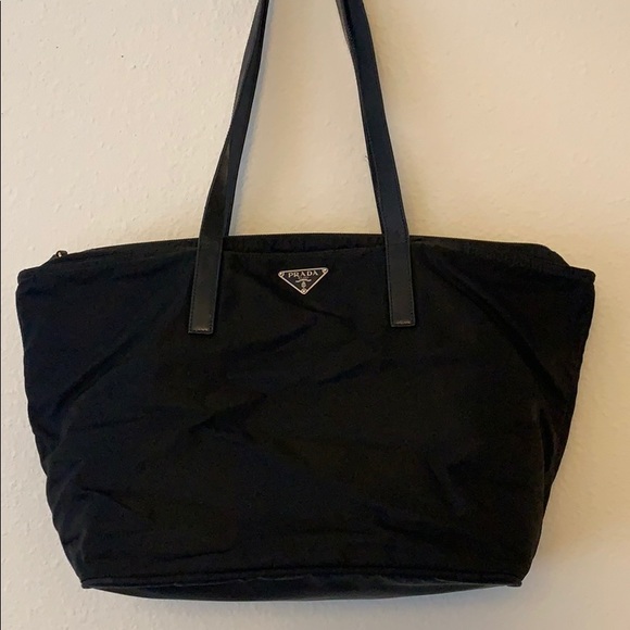 Authentic Black Prada Shoulder Bag - Picture 3 of 8